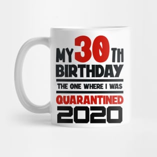 My 30-th Birthday - 2020 The One Where I was Quarantined Mug